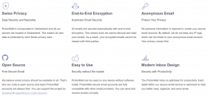 Protonmail Features